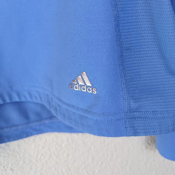 Adidas Women's Ultimate Running Half Zip Blue Size Medium - Picture 8 of 15